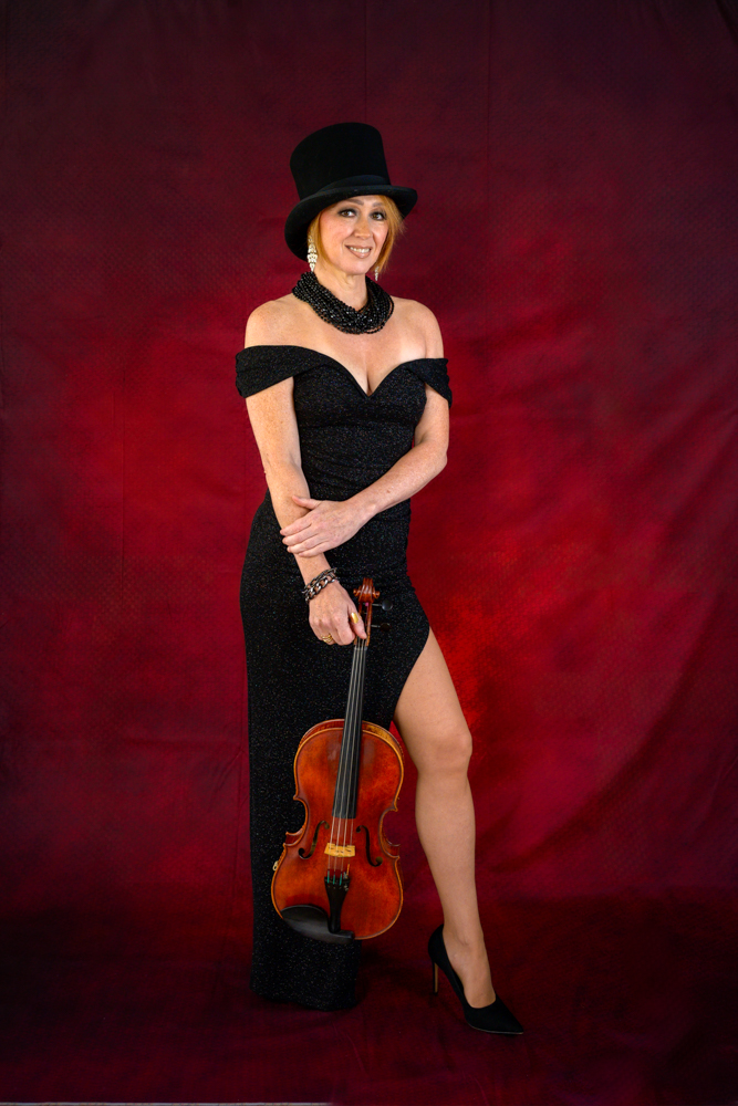Violinist professional portrait